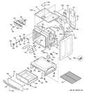 BODY PARTS Diagram and Parts List for JBP35SIM5SS  General Electric Range