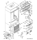 CONTROLS & COMPONENTS Diagram and Parts List for ZICS360NXBRH  General Electric Refrigerator