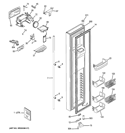 FREEZER DOOR Diagram and Parts List for GSA28VGBAFSS  General Electric Refrigerator