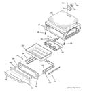 WARMING DRAWER Diagram and Parts List for JB710ED1ES  General Electric Range