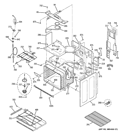 BODY PARTS Diagram and Parts List for PHB925ST1SS  General Electric Wall Oven