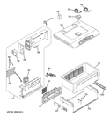 QUICK CHILL Diagram and Parts List for ZIS420NXA  General Electric Refrigerator