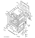 BODY PARTS Diagram and Parts List for JBS07M1WW  General Electric Range