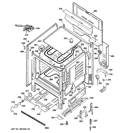 Part Location Diagram of WB32K10037 GE Oven Seal Gasket