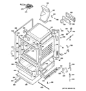 BODY PARTS Diagram and Parts List for JGB300SEP5SS  General Electric Range