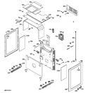 BODY PARTS Diagram and Parts List for JGB870SET1SS  General Electric Range