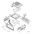 UPPER OVEN Diagram and Parts List for JGB870SET1SS  General Electric Range
