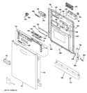 Part Location Diagram of WD27X10314 GE CONSOLE Assembly KIT WW