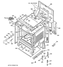 BODY PARTS Diagram and Parts List for RB790DR2WW  Hotpoint Range