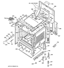 BODY PARTS Diagram and Parts List for RB790DT2BB  Hotpoint Range