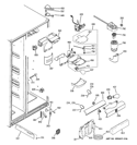 FRESH FOOD SECTION Diagram and Parts List for GSHF5KGXGCCC  General Electric Refrigerator