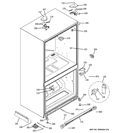 CASE PARTS Diagram and Parts List for PGCS1NFZBSS  General Electric Refrigerator
