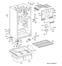 Part Location Diagram of WR02X22186 GE PLUG BUTTON INSERT BK