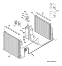 UNIT PARTS Diagram and Parts List for AZ85E18DACM1  General Electric Air Conditioner
