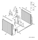 UNIT PARTS Diagram and Parts List for AZ85E18EACM1  General Electric Air Conditioner