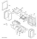 CHASSIS PARTS Diagram and Parts List for AZ85H18EACM1  General Electric Air Conditioner