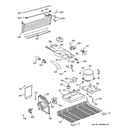 UNIT PARTS Diagram and Parts List for GTH18CCD4RWW  General Electric Refrigerator
