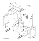 LOWER OVEN Diagram and Parts List for CGS990SET2SS  General Electric Range