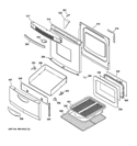BODY PARTS Diagram and Parts List for JAP02SN4SS  General Electric Range