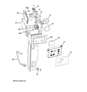 CONTROL PARTS Diagram and Parts List for AEQ24DQL1  General Electric Air Conditioner