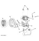 Part Location Diagram of WE12M38 GE IDLER ARM Assembly