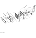 CONTROL PANEL Diagram and Parts List for GTDP740ED0WW  General Electric Dryer