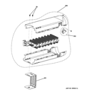 ELECTRIC HEATER & BRACKETS Diagram and Parts List for GTDP740ED0WW  General Electric Dryer