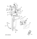 CONTROL PARTS Diagram and Parts List for AEM24DQL1  General Electric Air Conditioner