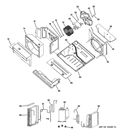 BASE PAN & UNIT PARTS Diagram and Parts List for AEM24DQL1  General Electric Air Conditioner