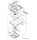 COOKTOP Diagram and Parts List for PHS925ST3SS  General Electric Wall Oven