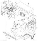 CONTROL PANEL Diagram and Parts List for ZET1SM4SS  General Electric Wall Oven