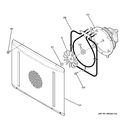 CONVECTION FAN Diagram and Parts List for ZET2PM4SS  General Electric Wall Oven