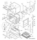 BODY PARTS Diagram and Parts List for ZET938SM3SS  General Electric Wall Oven