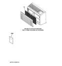 ROOM AIR CONDITIONER Diagram and Parts List for AHT05LRQ1  General Electric Air Conditioner
