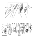 Part Location Diagram of WJ95X10032 GE FAN MOTOR