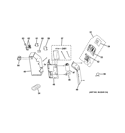 CONTROL PARTS Diagram and Parts List for AJCQ10DCDH5  General Electric Air Conditioner
