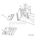 BASE PAN & UNIT PARTS Diagram and Parts List for AJEQ10DCEL1  General Electric Air Conditioner