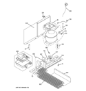 UNIT PARTS Diagram and Parts List for ZDBI240WCII  General Electric Wine and Beverage Cooler