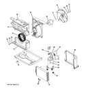 BASE PAN & UNIT PARTS Diagram and Parts List for AEM08LQQ2  General Electric Air Conditioner