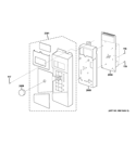 CONTROLLER PARTS Diagram and Parts List for PVM1790SR1SS  General Electric Microwave