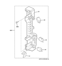 LATCH BOARD PARTS Diagram and Parts List for PVM1790SR1SS  General Electric Microwave