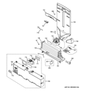 FRESH FOOD SECTION Diagram and Parts List for PYE23PSDASS  General Electric Refrigerator