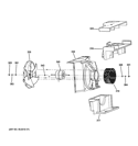 BASE PAN PARTS Diagram and Parts List for AEM06LPQ1  General Electric Air Conditioner