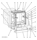 BODY PARTS Diagram and Parts List for GLDT690D00BB  General Electric Dishwasher