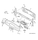 CONTROL PANEL Diagram and Parts List for PB905DT2BB  General Electric Range