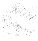 RANGE HOOD Diagram and Parts List for PVB94DT1BB  General Electric Range Hood
