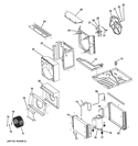 Part Location Diagram of WJ66X10104 GE SUPPORT BRACKET MOTOR