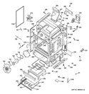 Part Location Diagram of WB34K10148 GE COVER MOTOR