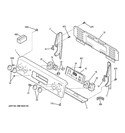 CONTROL PANEL Diagram and Parts List for JB640SR8SS  General Electric Range