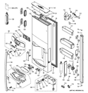 Part Location Diagram of WR55X34171 GE PROFILE DISPLAY BOARD